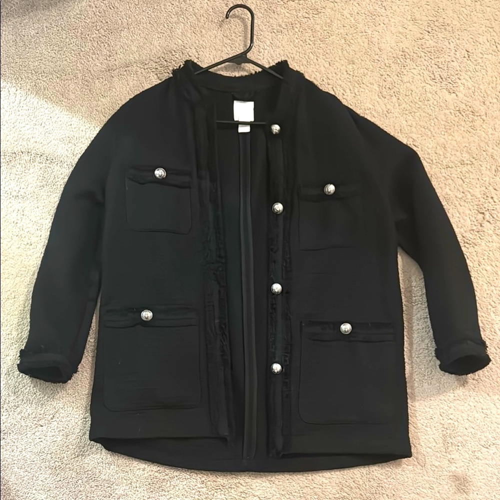 Black tweed jacket